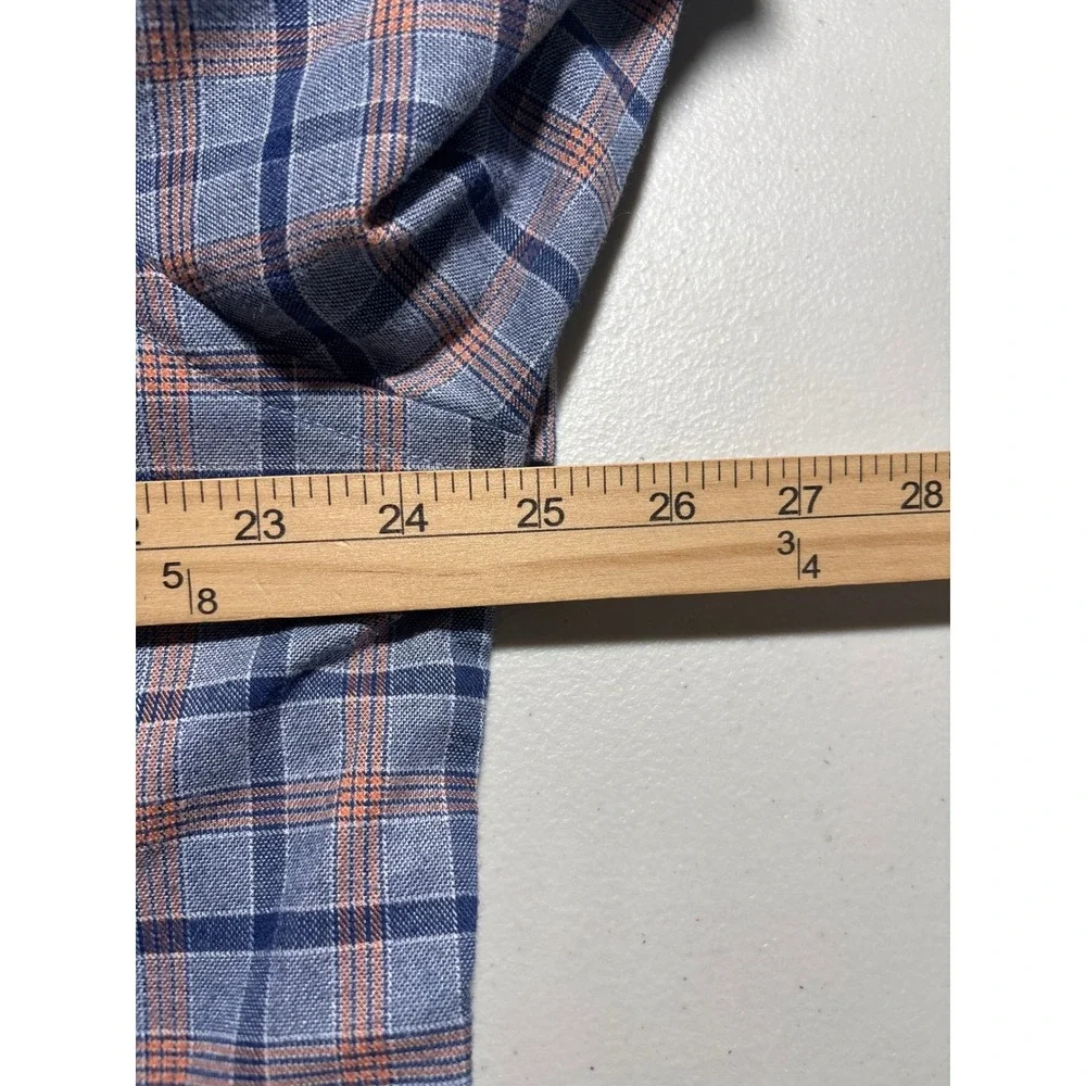 UNTUCKit Bernardo Plaid Long Sleeve Button Down Shirt Men Size XL Casual Western